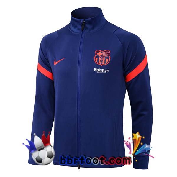 Veste Foot FC Barcelone Bleu 21/22