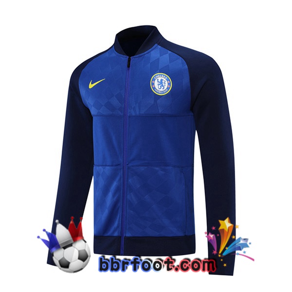 Veste Foot FC Chelsea Bleu Noir 21/22