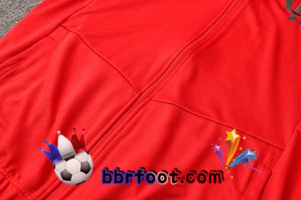 Veste Survetement Foot Flamengo Rouge 21/22