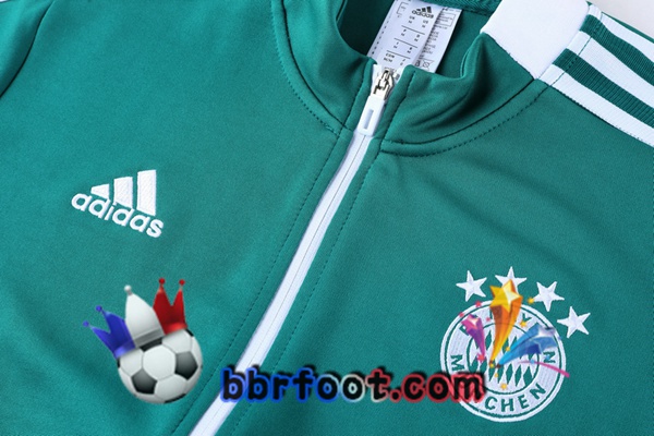 Veste Survetement Foot Bayern Munich Vert 21/22