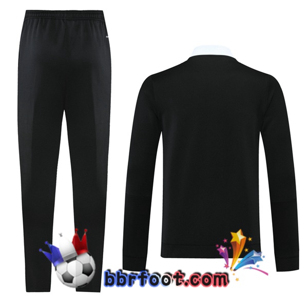 Veste Survetement Foot Arsenal Noir 21/22