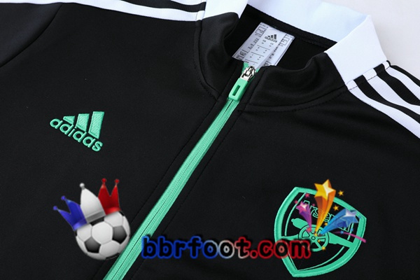 Veste Survetement Foot Arsenal Noir 21/22