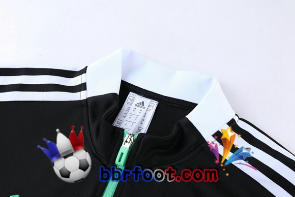 Veste Survetement Foot Arsenal Noir 21/22