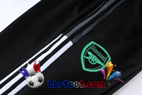 Veste Survetement Foot Arsenal Noir 21/22