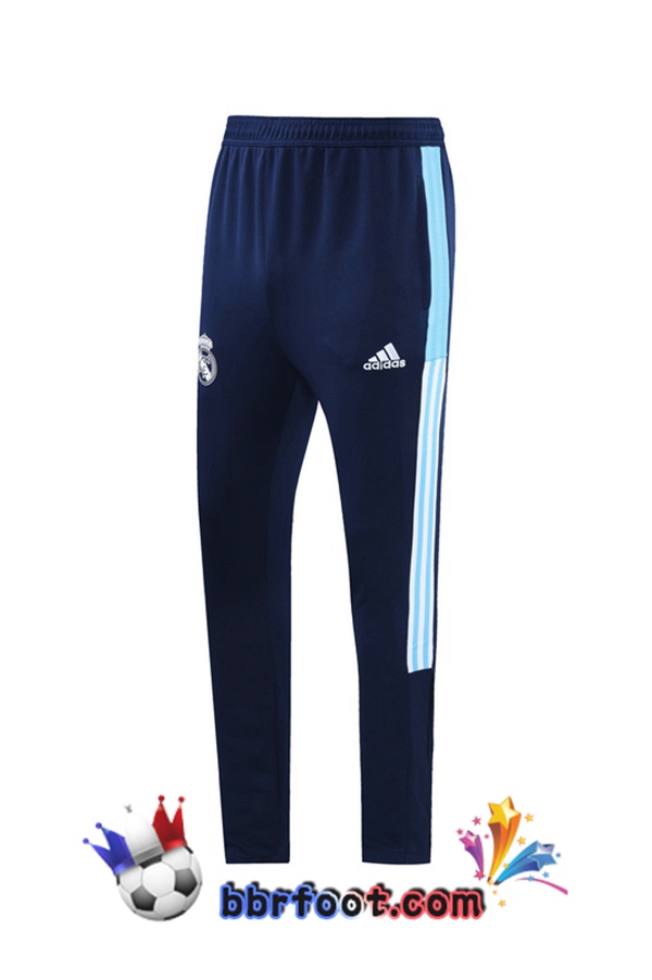 Veste Survetement Foot Real Madrid Bleu 21/22