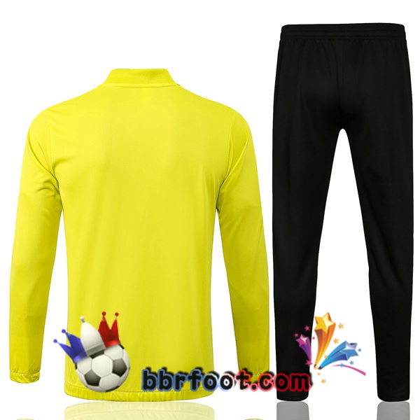 Veste Survetement Foot SC Internacional Jaune 21/22