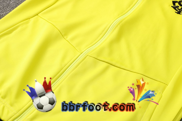 Veste Survetement Foot SC Internacional Jaune 21/22