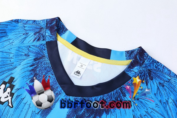 Ensemble Training T-Shirts SSC Naples + Pantalon Jaune 21/22