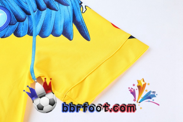 Ensemble Training T-Shirts SSC Naples + Pantalon Jaune 21/22