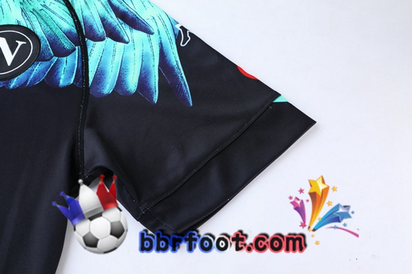 Ensemble Training T-Shirts SSC Naples + Pantalon Noir 21/22