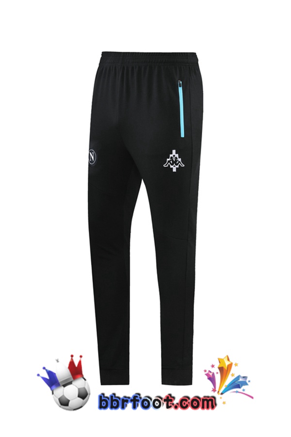 Ensemble Training T-Shirts SSC Naples + Pantalon Noir 21/22