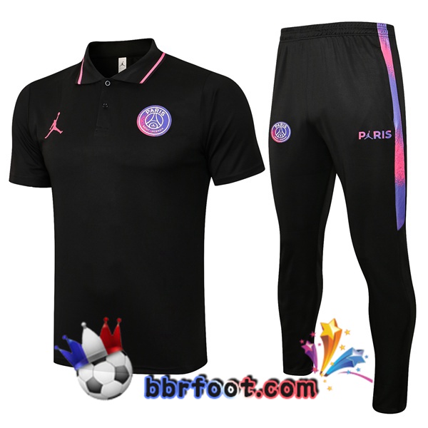 Polo Foot Paris PSG + Pantalon Noir 21/22