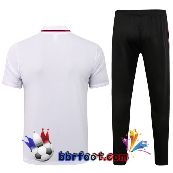 Polo Foot Paris PSG + Pantalon Blanc 21/22