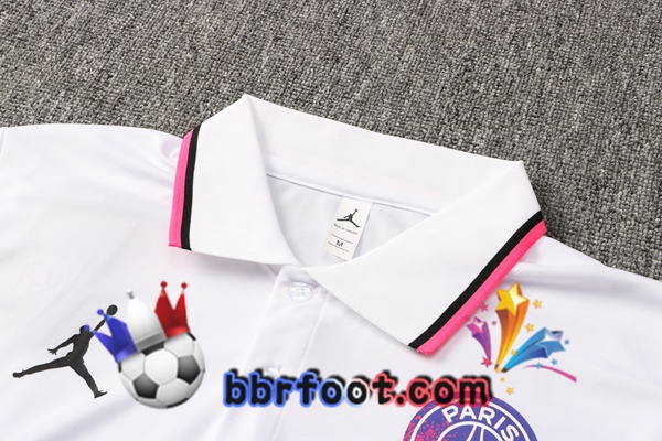 Polo Foot Paris PSG + Pantalon Blanc 21/22