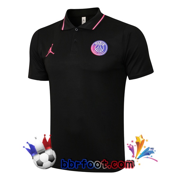 Polo Foot Paris PSG Noir 21/22