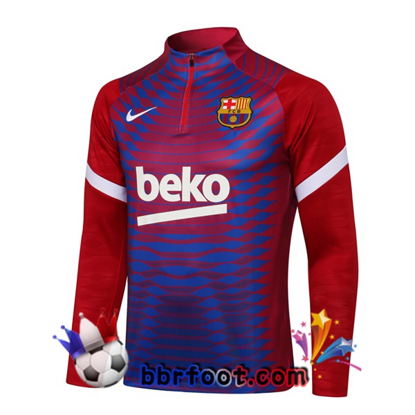 Sweatshirts Homme FC Barcelone Bleu 21/22