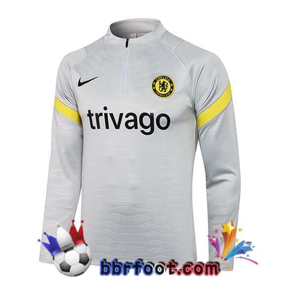 Sweatshirts Homme FC Chelsea Gris 21/22