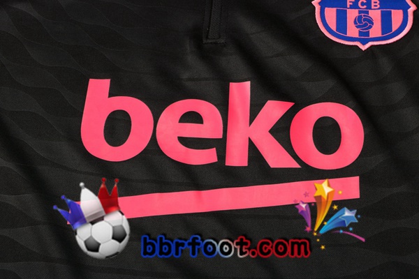 Survetement Foot FC Barcelone Noir 21/22