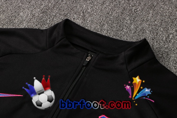 Survetement Foot FC Barcelone Noir 21/22