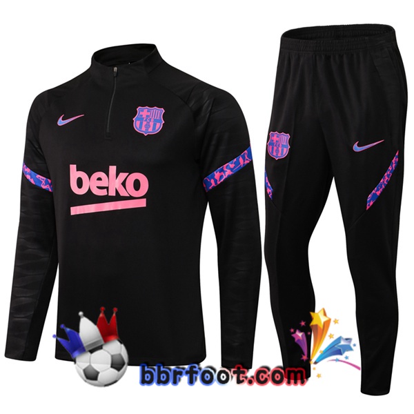 Survetement Foot FC Barcelone Noir 21/22