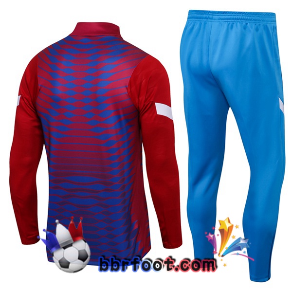Survetement Foot FC Barcelone Bleu 21/22