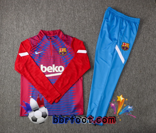 Survetement Foot FC Barcelone Bleu 21/22