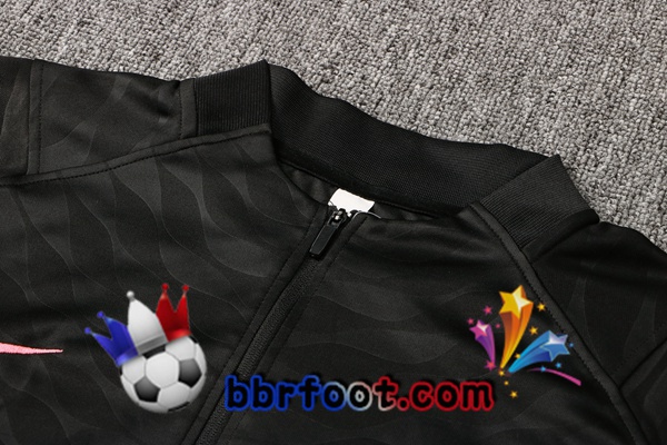 Survetement Foot Paris PSG Noir 21/22