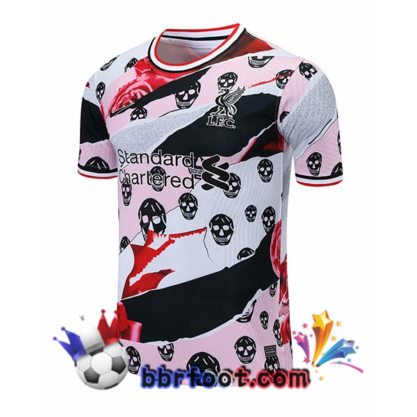 Ensemble Training T-Shirts FC Liverpool Blanc 21/22
