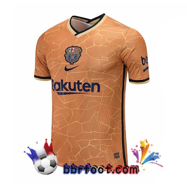 Ensemble Training T-Shirts FC Barcelone Jaune 21/22