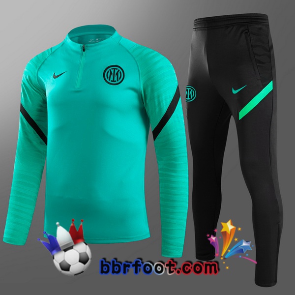 Survetement Foot Inter Milan Enfant Vert 21/22