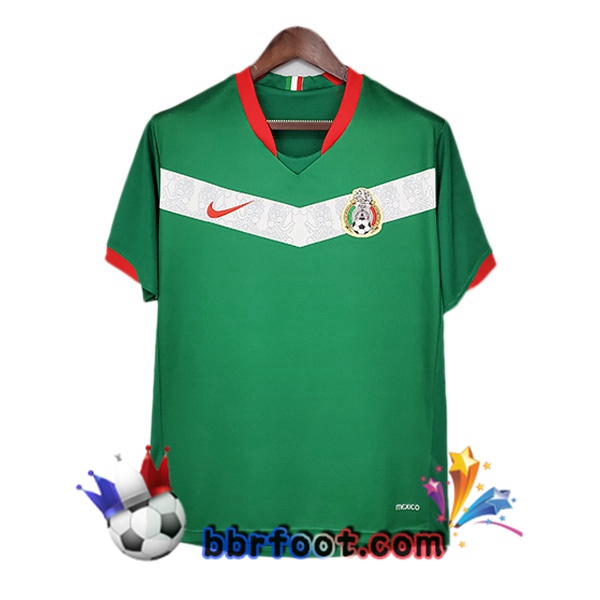 2006 Mexique Domicile Retro Maillot de Foot Vert