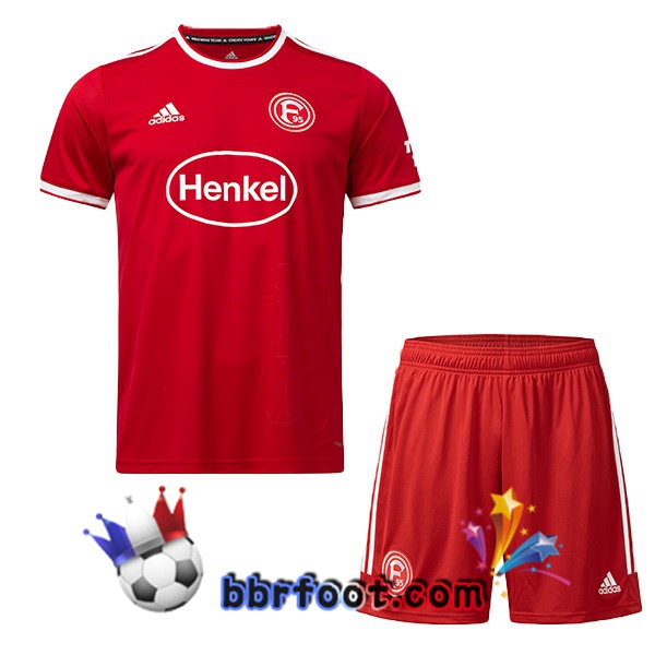 Maillot Foot Fortuna Düsseldorf Enfant Domicile 21/22