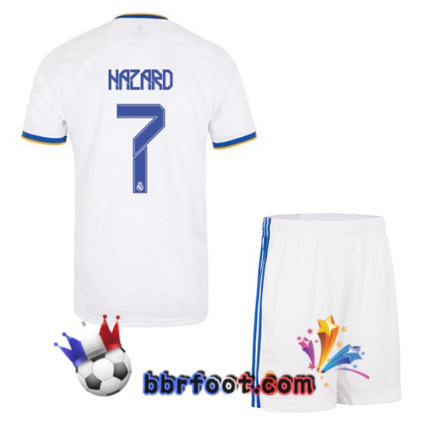 Maillot Foot Real Madrid (Hazard 7) Enfant Domicile 21/22
