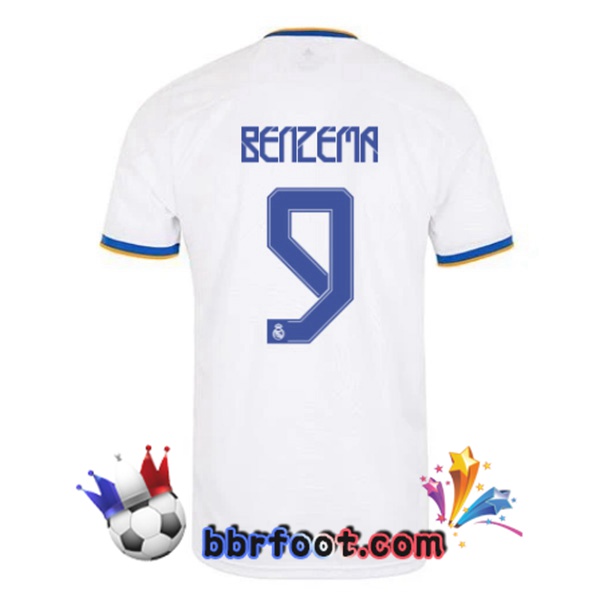 Maillot Foot Real Madrid (Benzema 9) Domicile 21/22 Maillot Foot Real Madrid (Benzema 9) Domicile 21/22