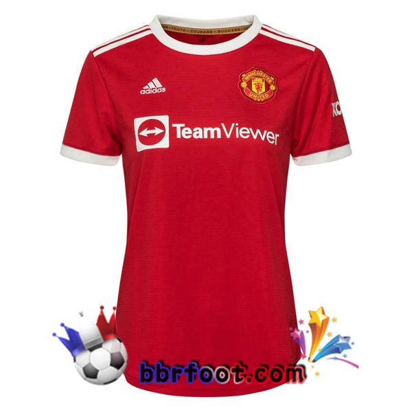 Maillot Foot Manchester United Femme Domicile 21/22