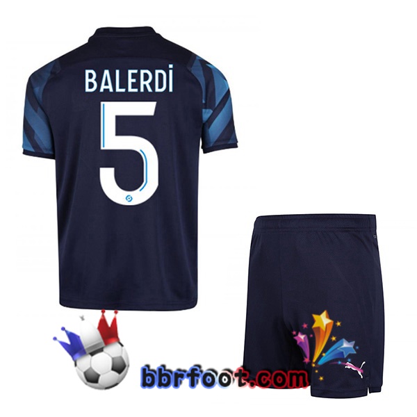 Maillot Foot Marseille OM (BALERDI 5) Enfant Exterieur 21/22