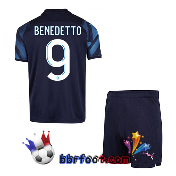 Maillot Foot Marseille OM (BENEDETTO 9) Enfant Exterieur 21/22