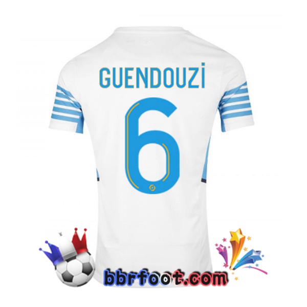Maillot Foot Marseille OM (GUENDOUZI 6) Domicile 21/22