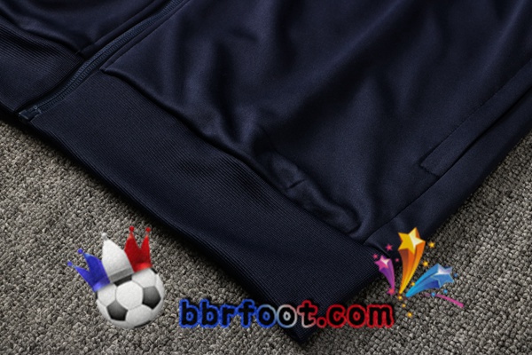 Veste Survetement Foot Italie Bleu 21/22