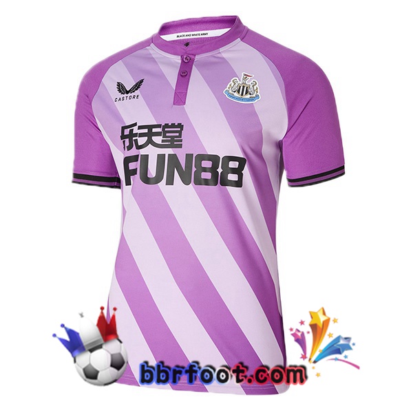 Maillot Foot Newcastle United Gardien de but Pourpre 21/22