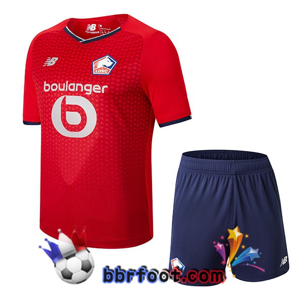 Maillot Foot Lille OSC Enfant Domicile 21/22