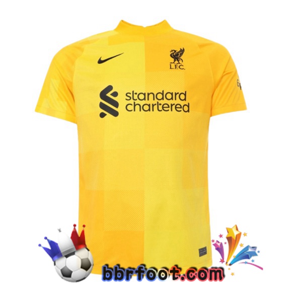 Maillot Foot FC Liverpool Gardien de but Jaune 21/22
