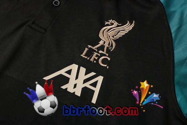 Polo Foot FC Liverpool + Pantalon Noir 21/22