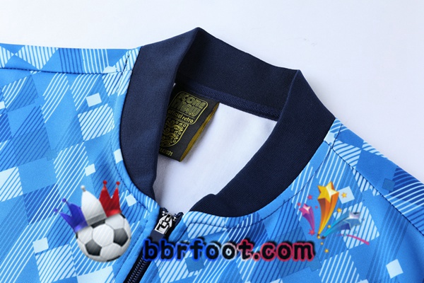 Veste Survetement Foot Angleterre Bleu 21/22