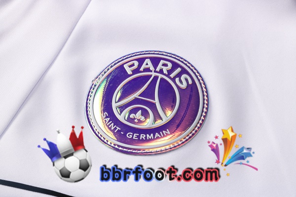 Veste Survetement Foot JORDAN Paris PSG Blanc 21/22