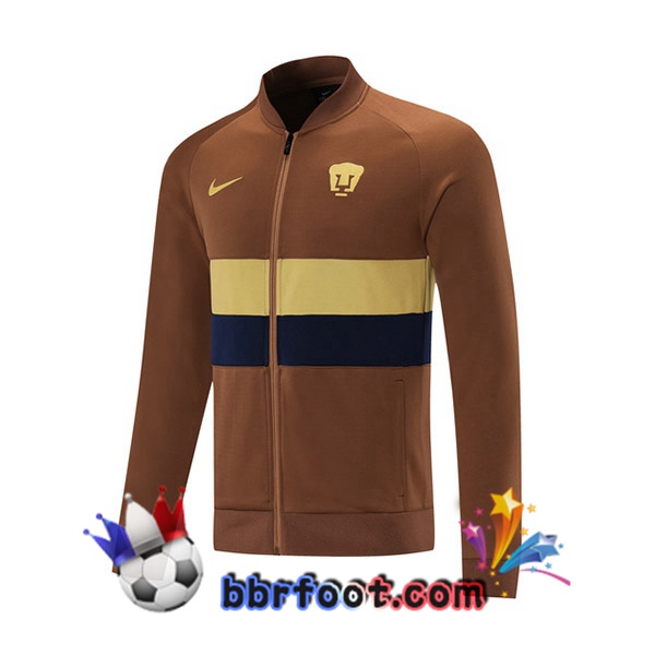 Veste Foot Pumas UNAM Jaune 21/22