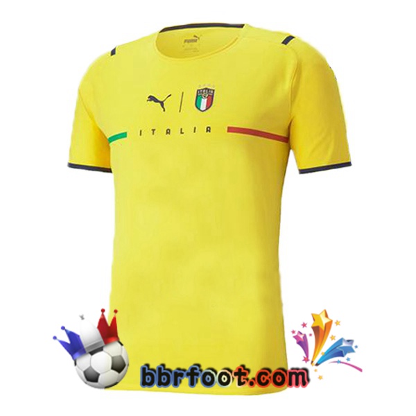 Maillot Equipe De Italie Gardien de but Jaune 21/22 Maillot Equipe De Italie Gardien de but Jaune 21/22