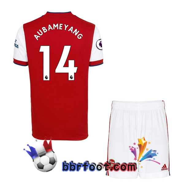 Maillot Foot Arsenal (AUBAMEYANG 14) Enfant Domicile 21/22