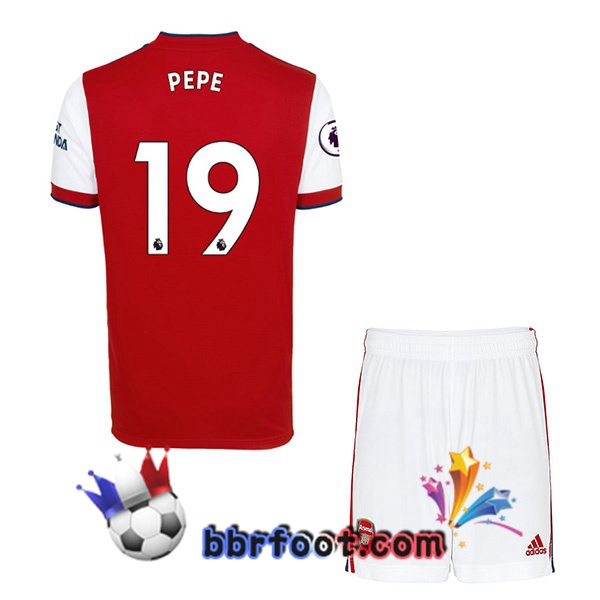 Maillot Foot Arsenal (PEPE 19) Enfant Domicile 21/22