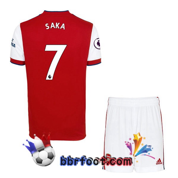 Maillot Foot Arsenal (SAKA 7) Enfant Domicile 21/22